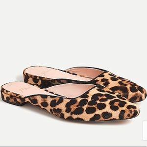 J. Crew Carolyn Leopard Simple Mule 8